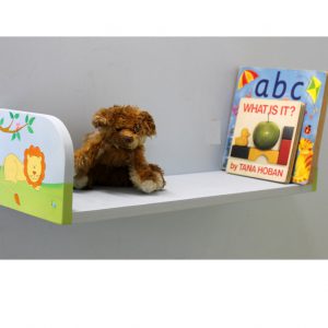 מדף לילדים בעיצוב אריה מלך החיות