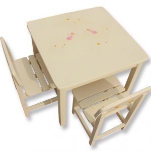 שולחן וכסאות לחדר ילדים - פיות וכוכבים