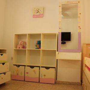 חדר ילדות בעיצוב נסיכות קסומות