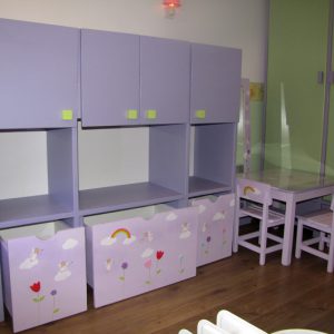 חדר ילדות - עיצוב סגול -פיות